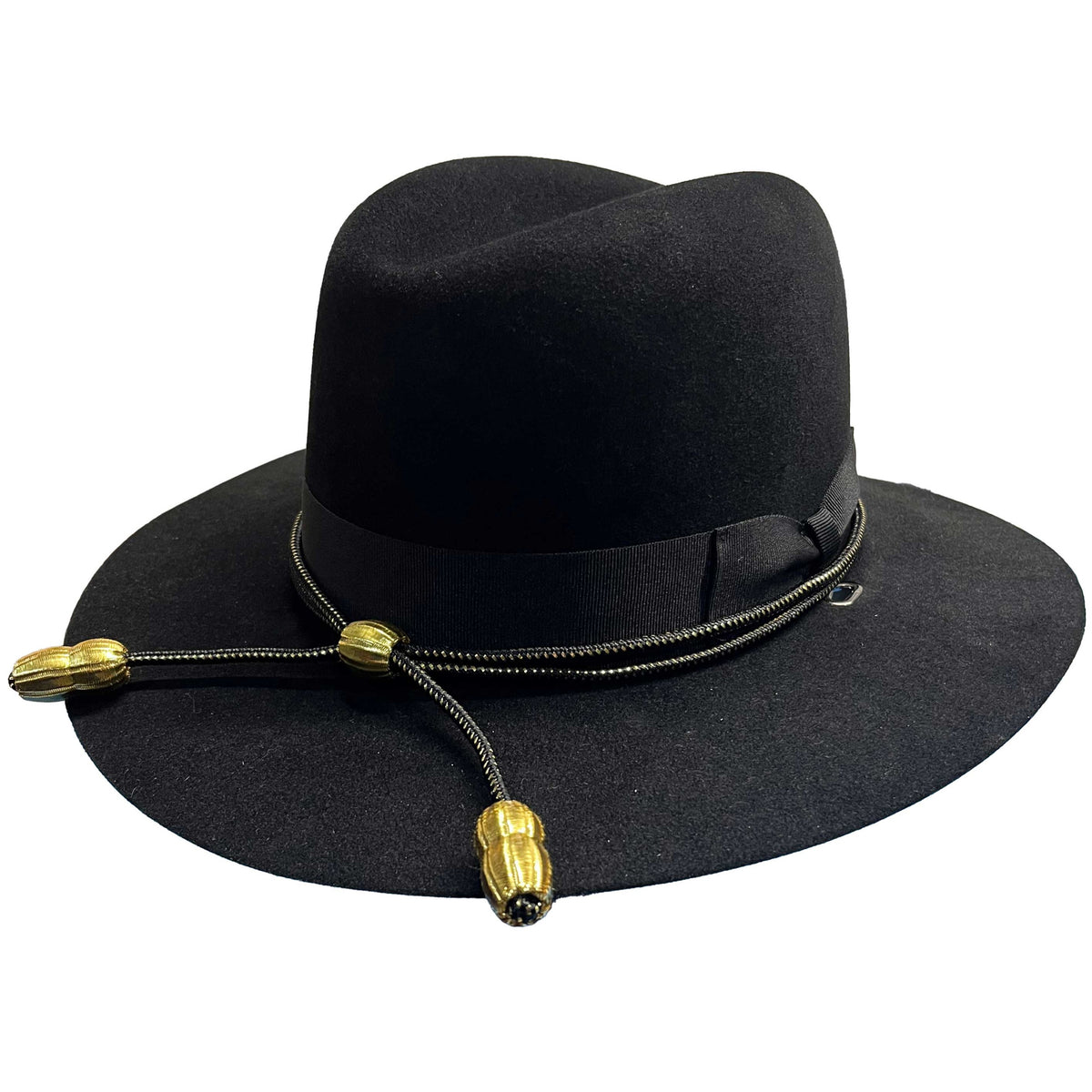 cavalry hat cord hat braid gold black commissioned officer acorn CavHooah