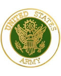 US Army Round Pin