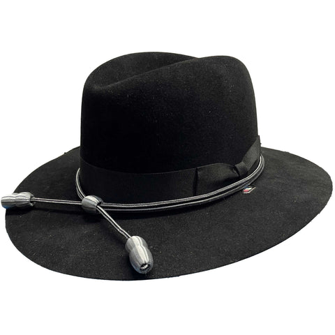 Hat Cord - Steel Gray and Black / Cyber Branch