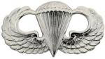 Airborne Jump Wings Basic Parachutist Badge Bright Finish