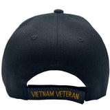 Vietnam Veteran Ball Cap - Black