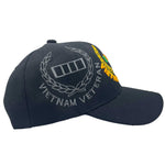 Vietnam Veteran Ball Cap - Black