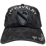 1st Cavalry Division Ball Cap - Distressed Grey